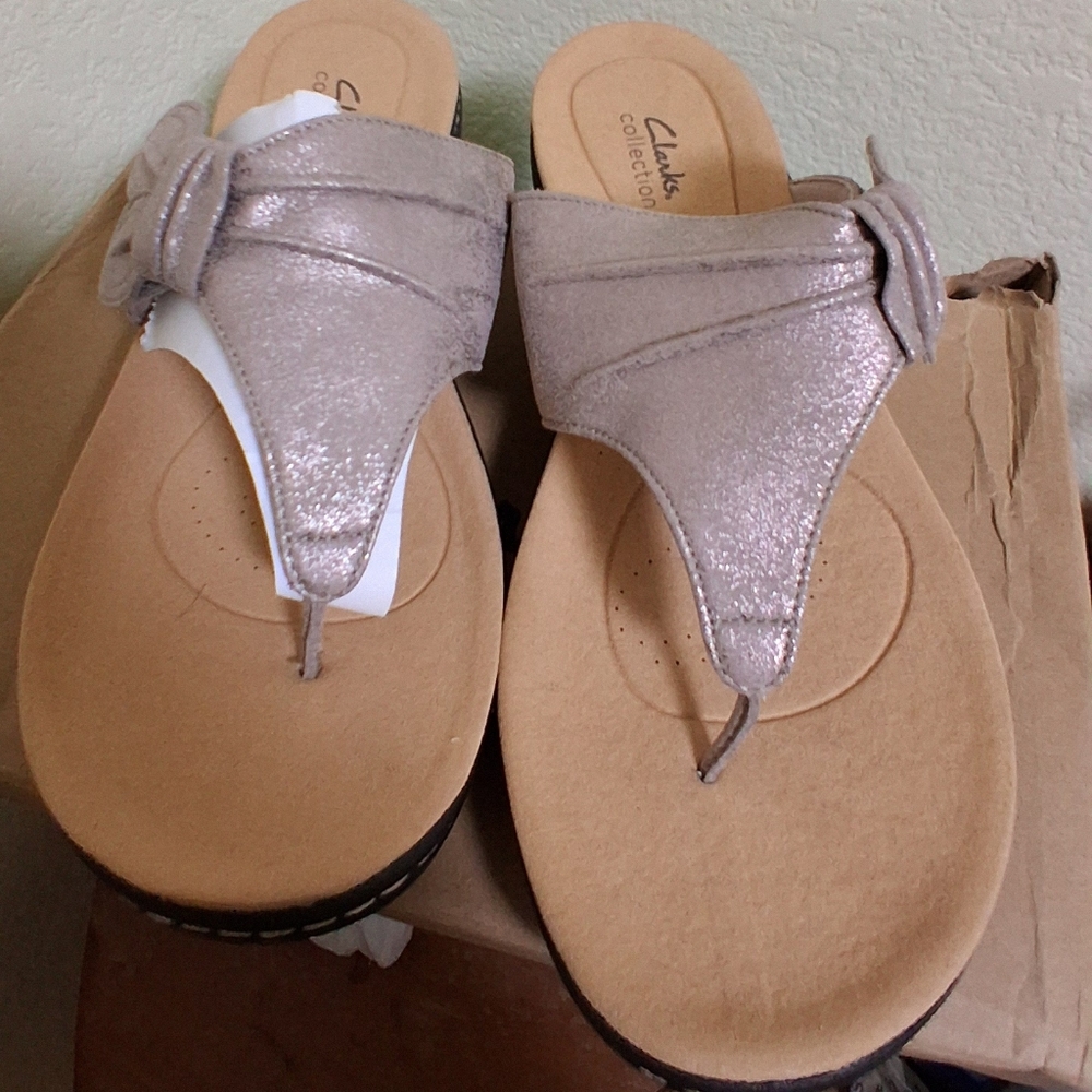Clarks Women's Metallic Sandals